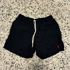Ralph Lauren Polo Black Nylon Swim Shorts - Size L